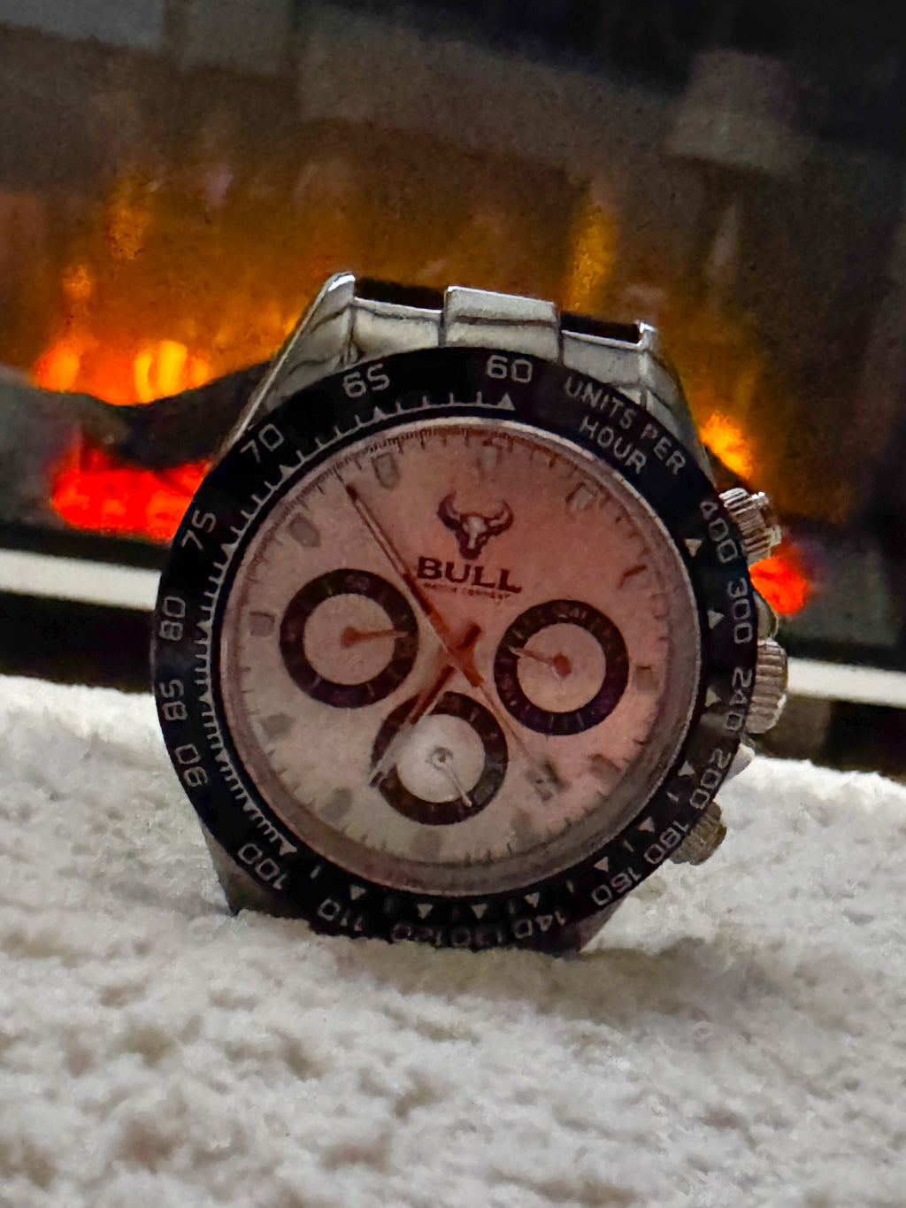 Holstein Chronograph Watch - Silver & Black