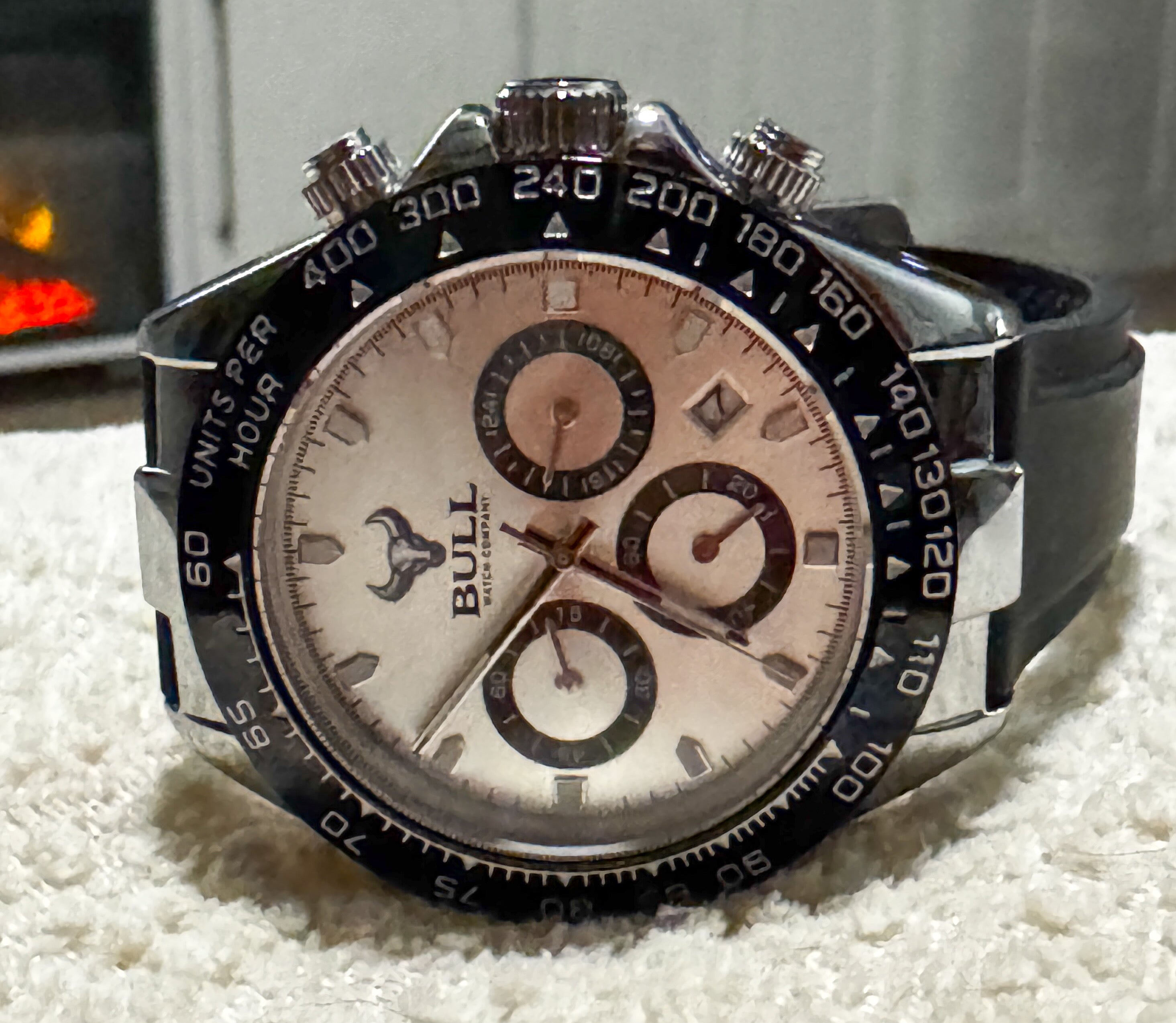 Holstein Chronograph Watch - Silver & Black