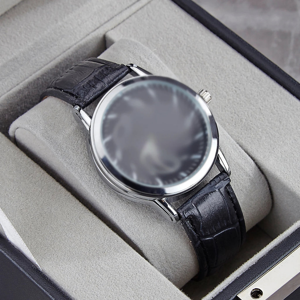 Watch Box ,  Watch Storage Watch Holder Organizer, Watch Display Case with Glass Lid